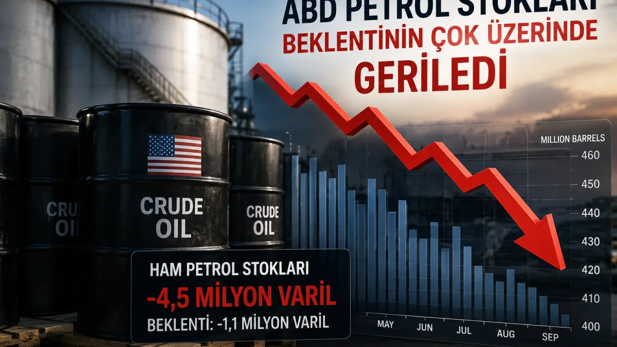 ABD Petrol Stokları Beklentinin Çok Üzerinde Geriledi
