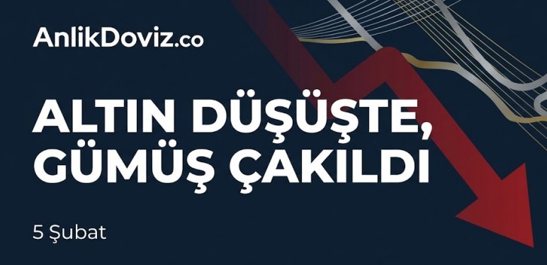 Gümüş Fiyatları Çakıldı, Altın Düşüşte: 5 Şubat Anlık Piyasa Verileri