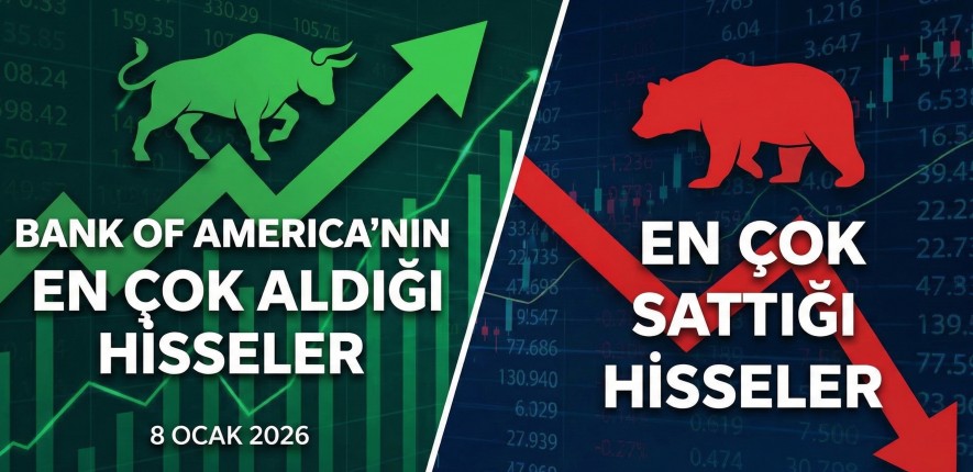 BofA Bugün Hangi Hisseleri Aldı? İşte 8 Ocak Alım-Satım Listesi ve ASTOR Detayı