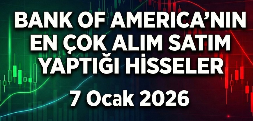 Bank of America'nın En Çok Aldığı ve Sattığı Hisseler (7 Ocak 2026)