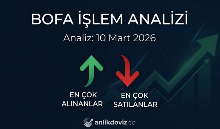 BofA Gün Sonu İşlem Özeti: En Çok Alınan ve Satılan Hisseler (10 Mart)