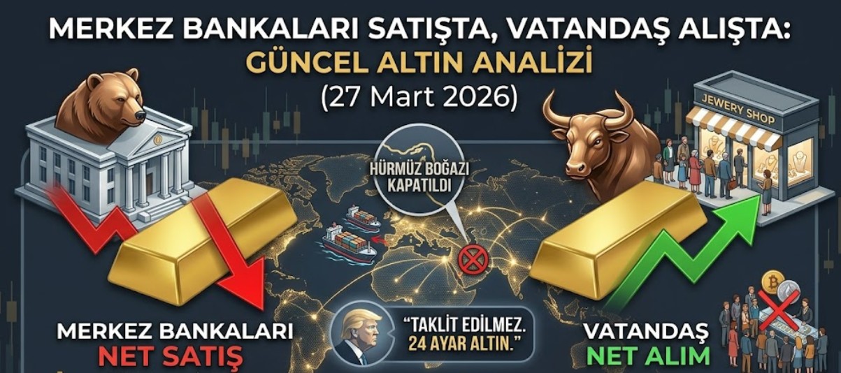 Merkez Bankaları Satışta, Vatandaş Alışta: Güncel Altın Analizi | AnlikDoviz.co