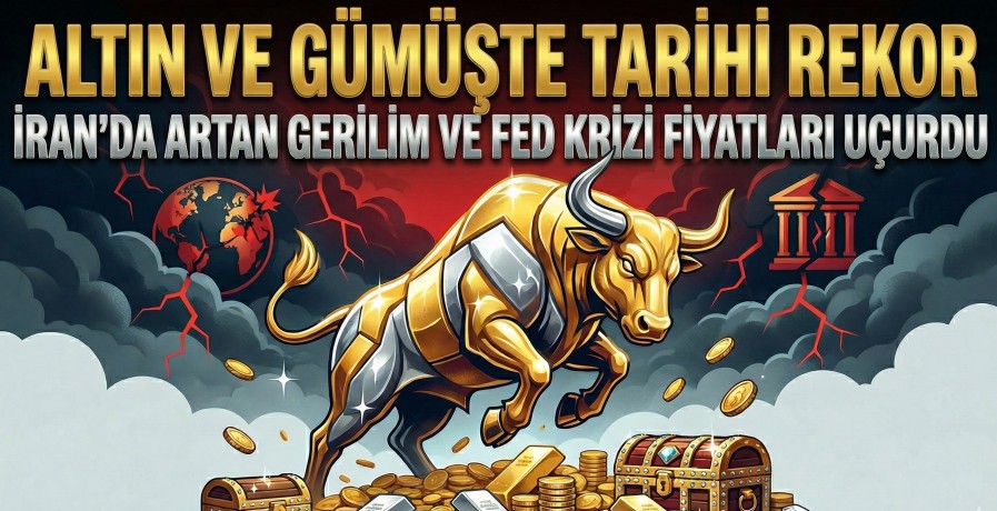 Altın Fiyatlarında Yeni Zirve: İran ve Fed Kriziyle Tarihi Rekor