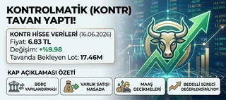 Kontrolmatik (KONTR) KAP Açıklaması: Borç Yapılandırma ve Varlık Satışı Masada