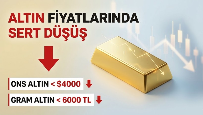 Gram Altın Neden Düştü? Ons 4.000 Dolar, Gram 6.000 TL Altını Gördü
