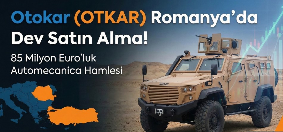 Otokar (OTKAR) Romanya'da Savunma Şirketi Alıyor: 85 Milyon Euro'luk İmza