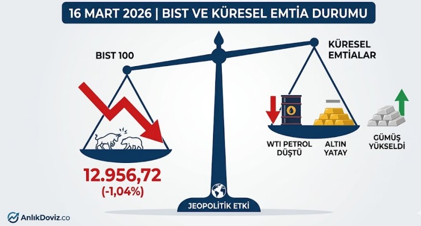 Borsa İstanbul Günü Kayıpla Kapattı: 16 Mart Piyasa Analizi | AnlikDoviz.co