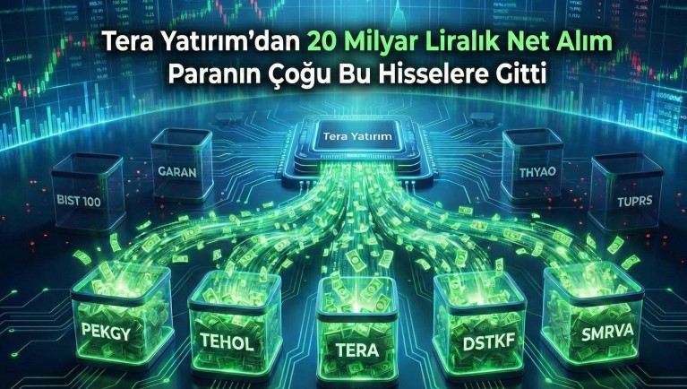 Tera Yatırım'dan Bu Hafta 20.3 Milyar TL'lik Net Alım (22-26 Aralık)