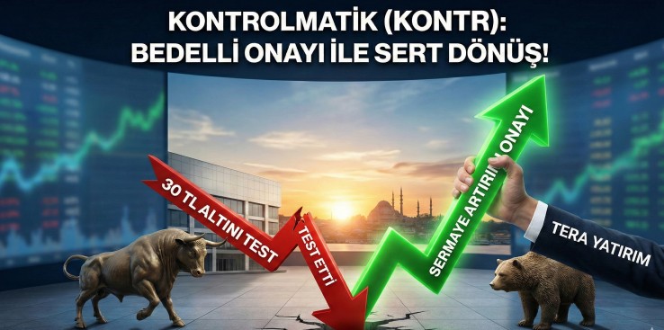 Kontrolmatik (KONTR) Bedelli Onayı Sonrası Önce Düştü, Sonra Yükseldi