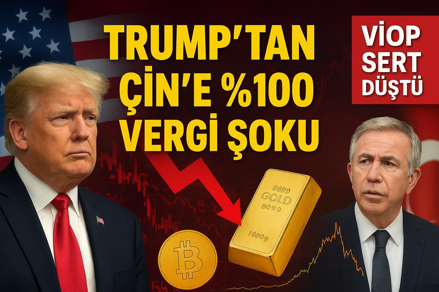Trump’tan Çin’e Şok Vergi Hamlesi! Kripto Piyasası Çöktü, Altın 4.000 Doları Aştı
