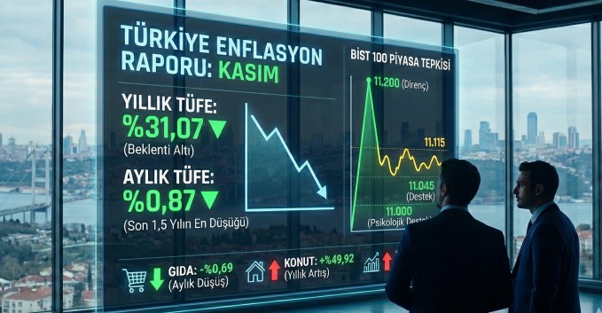 Enflasyon Beklentinin Altında Kaldı, BIST100 11.200'ü Aşamadı