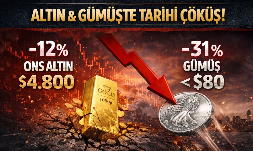 Altın ve Gümüşte Balon Patladı mı? Beklenen "Sert Düzeltme" Kevin Warsh Haberiyle Geldi