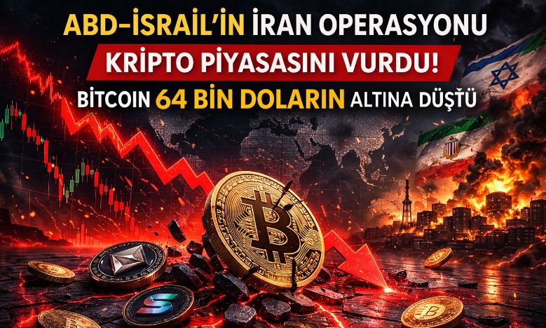 ABD ve İsrail'in İran Operasyonu Kripto Piyasasını Vurdu! BTC Sert Düştü